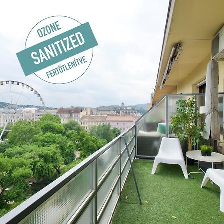 Standard Apartment By Hi5 - Incredible View With Terrace Budapest Ngoại thất bức ảnh